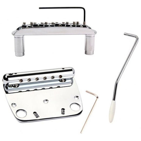 6 String Guitar Tremolo Bridge Tailpiece Set Musical Instrument Replacement Parts