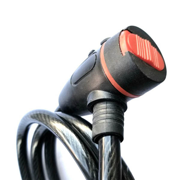 Jeb115 Bicycle Durable Anti Theft Steel Wire Lock Black Locks & Security