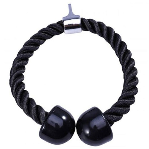 Jeb130 Men's Biceps Strong Nylon Breakage Tension Rope Black Home Gym Attachments