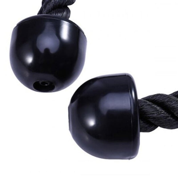 Jeb130 Men's Biceps Strong Nylon Breakage Tension Rope Black Home Gym Attachments