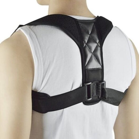 Jeb99 Adjustable Back Invisible Hunchback Orthopedic Strap Black