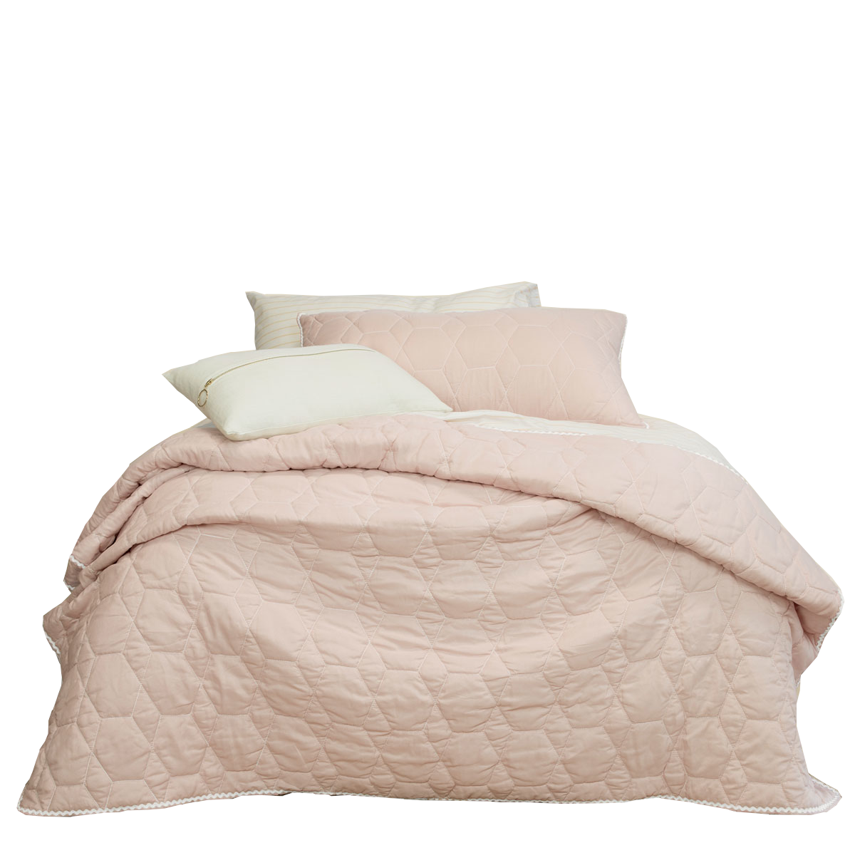 Jelly Bean Kids Bolston Pink Coverlet Set Single/Double Single Bed Quilts