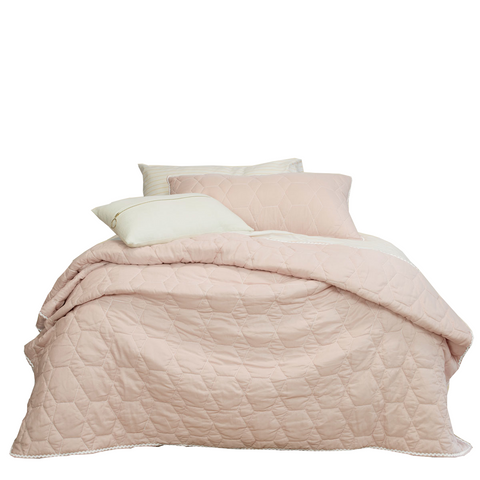Jelly Bean Kids Bolston Pink Coverlet Set Single/Double Single Bed Quilts