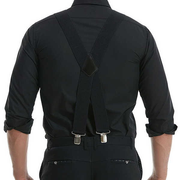 Jewellery Wide X Shape Braces Men Elastic Suspender Suspenders/Braces