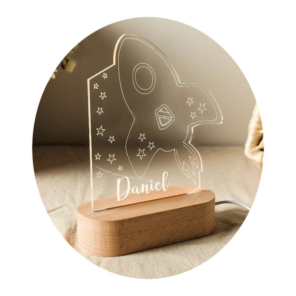 Custom Little One Kids Usb Night Light Personalized Children Name Lamp Nursery Newborn Bedroom Home Decoration Birthday Souvenir Gift Night Lights