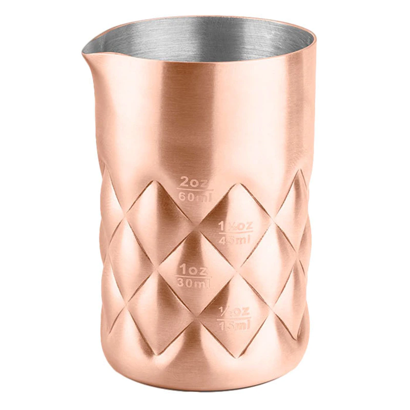 Stainless Steel Jigger Metal Bar Spirit Measure With Pour Spout tail Shakers & Sets