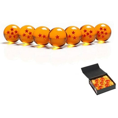 Jingyi Crystal Set Of 7Pcs 4Cm Dragon Ball Stars Balls Collection Toy Earthy Figurines