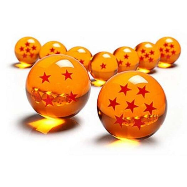 Jingyi Crystal Set Of 7Pcs 4Cm Dragon Ball Stars Balls Collection Toy Earthy Figurines