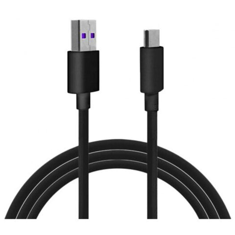 1.5M 5A Usb Type C Fast Charge Cable For Huawei P20 / Mate 10 Lite Black
