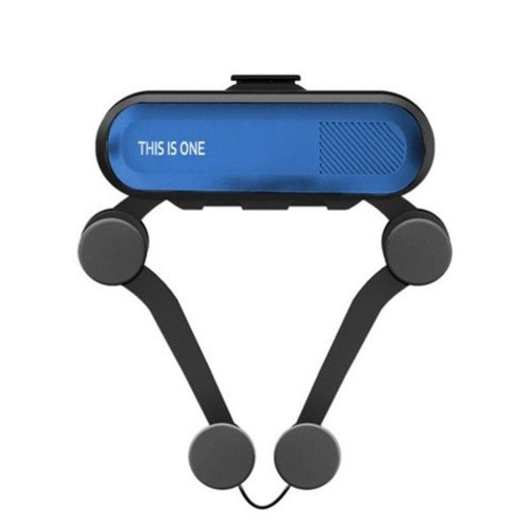 360 Degree Rotation Gravity Car Air Outlet Phone Holder For Iphone Blue