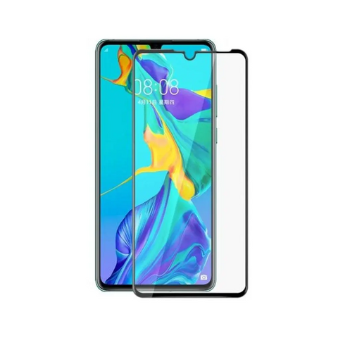 3D Full Screen Tempered Glass Protector Film For Huawei P30 Lite Black