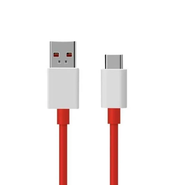 4A Fast Chargingdata Transfer Cable For Oneplus 6 / 5T 3 3T Red 1Pc