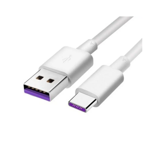 Usb Type C 5A Fast Charge Sync Data Cable White
