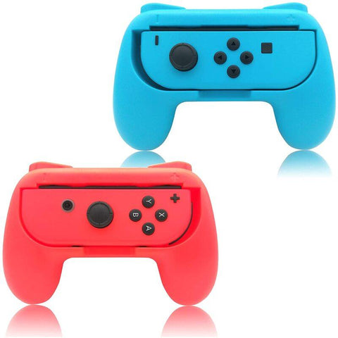 Game Controllers Joy Grips Are Suitable For Nintendo Switches High Quality Wear Resistant Handles Red And Blue