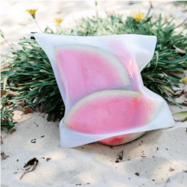 Jumbo' Silicone Zip Lock Eco Friendly Food Storage Bundle Food Storage Bags