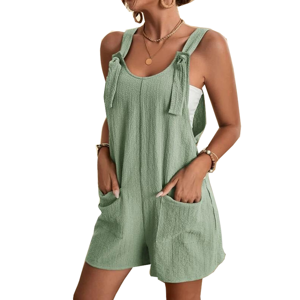 Jumpsuits Rompers Fashion Summer Style Shorts Solid Color Overalls With Pockets Jumpsuits Rompers & Playsuits