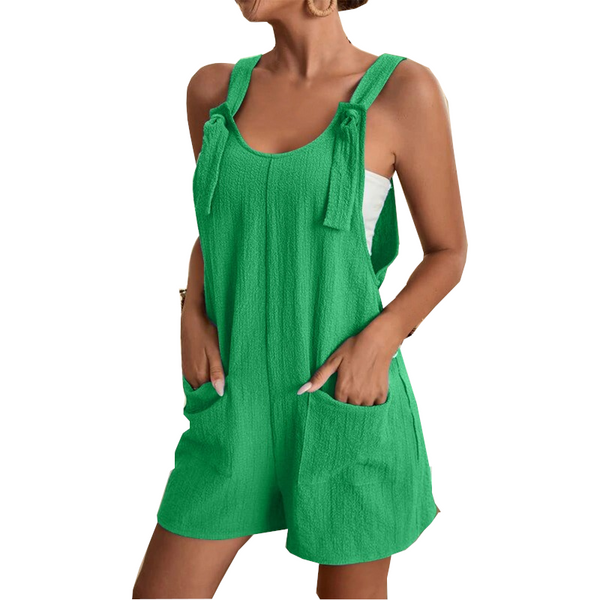 Jumpsuits Rompers Fashion Summer Style Shorts Solid Color Overalls With Pockets Jumpsuits Rompers & Playsuits