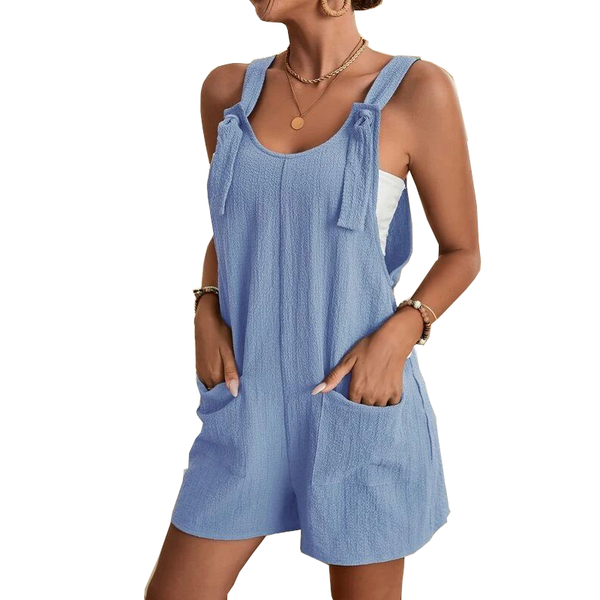 Jumpsuits Rompers Fashion Summer Style Shorts Solid Color Overalls With Pockets Jumpsuits Rompers & Playsuits