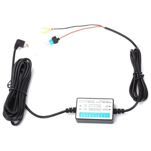 F20 Dc 12 / 24V 5V 2.5A 3M Mini Usb Hard Wire Kit For Dash Cam Rearview Mirror Camera Auto Charging Hour Surveillance Black Other Car Video
