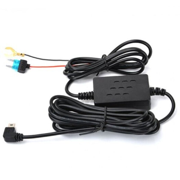 F20 Dc 12 / 24V 5V 2.5A 3M Mini Usb Hard Wire Kit For Dash Cam Rearview Mirror Camera Auto Charging Hour Surveillance Black Other Car Video