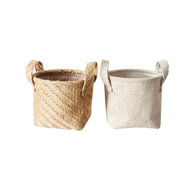 Jute Cloth Basket Home Storage Ideas Boho Decor