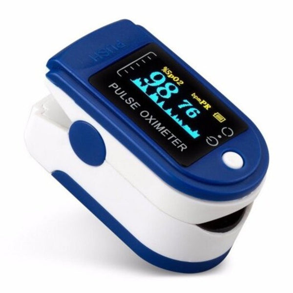 K 301 Portable Fingertip Pulse Oximeter For Home Blue