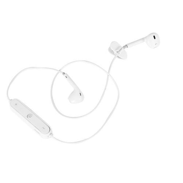 K30 Universal Wireless Sports Bluetooth White Wired Earphones