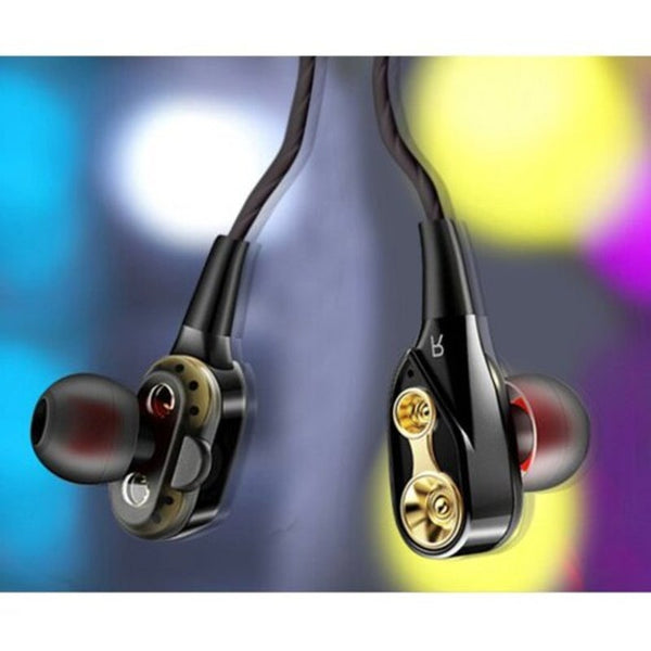 K8 Stereo Wired Earphone In Sport Headset With Mic Mini Earbuds Earphones For Gold