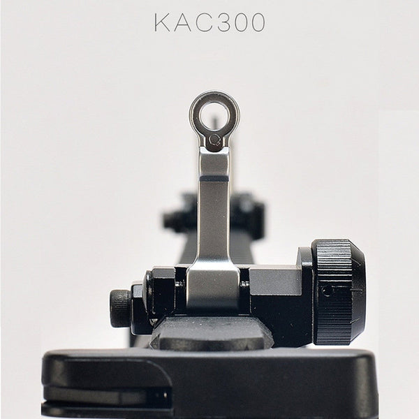 Kac300 Style 300M Metal Flip Up Front Rear Sight Set For Picatinny Rail Machine Cnc Aiming Folding Iron Other Cameras Accessories