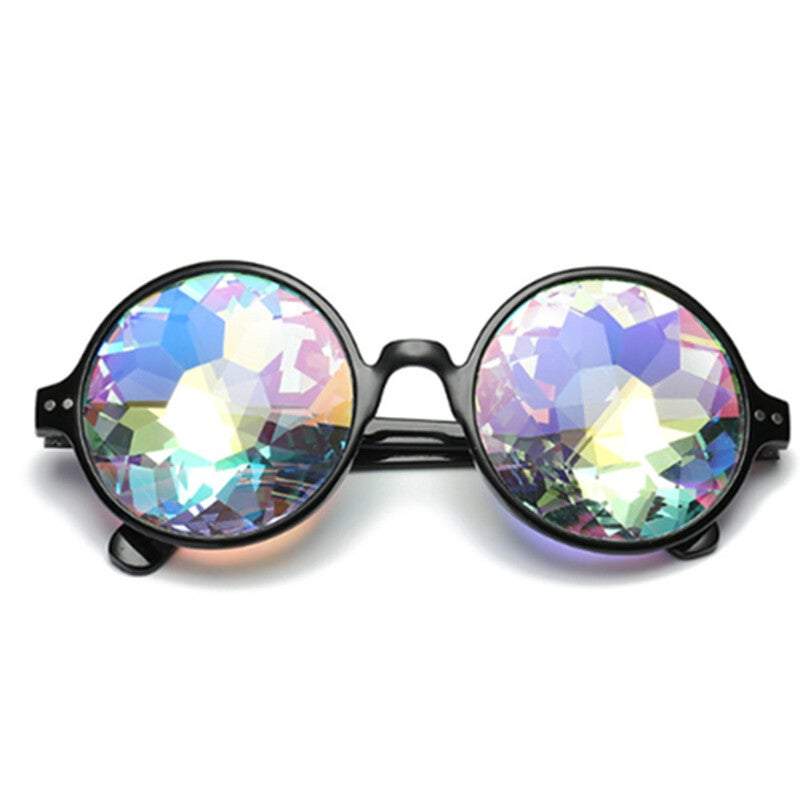 Kaleidoscope Psychedelic Rainbow Glasses Prism Refraction Goggles For Festivals Sunglasses