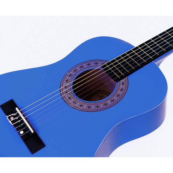 Karrera 34In Acoustic Children No Cut Guitar - Blue