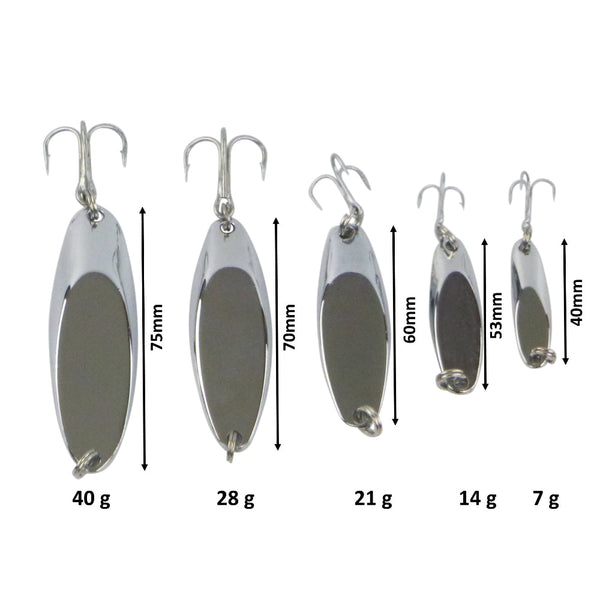 Finesse Chrome Kaster Jig 7 Grams 4 Pack Baits & Lures