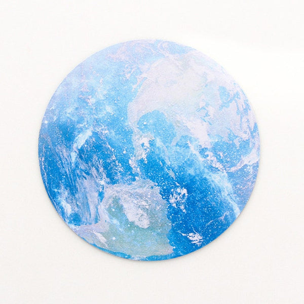 Round Celestial Mouse Pad Soft Mat For Game Computer Cap Desk Pads Non Slip Rubbe Pc Waterproof Office Mousepad 22Cm Mouse Pads & Wrist Rests