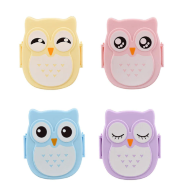 Cute Owl Microwave Bento Container Lunch Box Lunchboxes & Bags