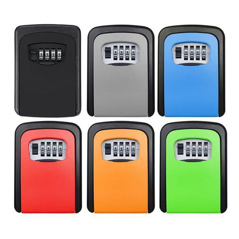 Multicolour Mini Key Safe Combination Lock Boxes