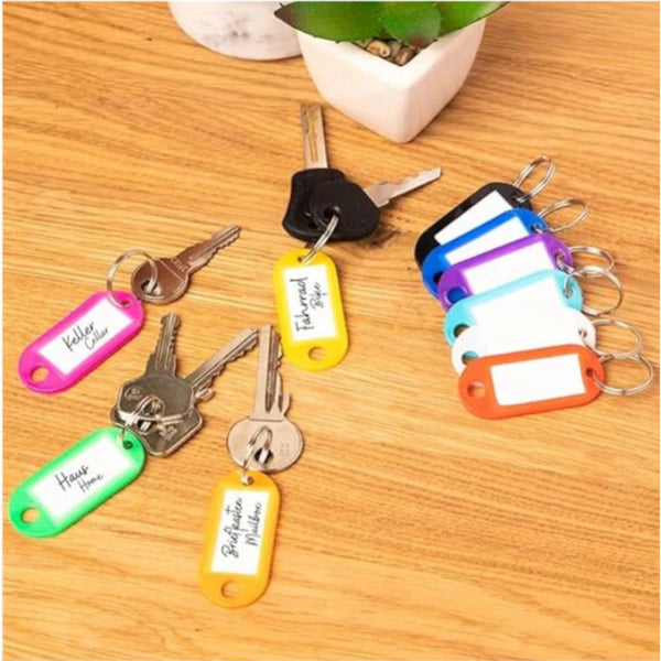 Key Tags/Key Panels Heavy Duty Weatherproof Labels 100 Pieces Keyrings