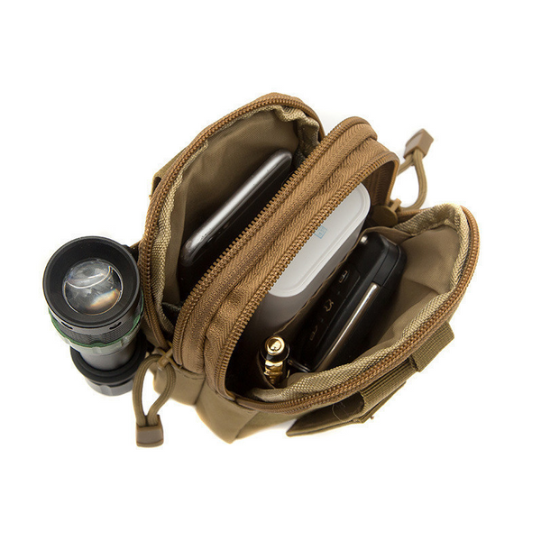 Men Tactical Molle Pouch Belt Waist Pack Bag Small Pocket Military Running Travel Camping Bags Soft Back Waist Packs & Bags