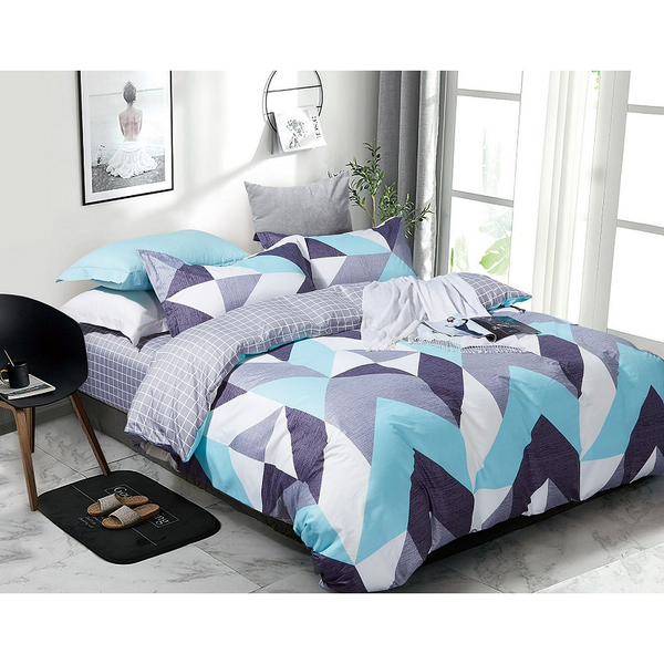 Fabric Fantastic Kian Double Size Duvet Quilt Cover Set Quilt Covers
