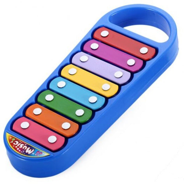 Little One Xylophone 8 Notes Musical Instrument Toy Blue Educational Toys