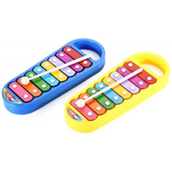 Little One Xylophone 8 Notes Musical Instrument Toy Blue Educational Toys