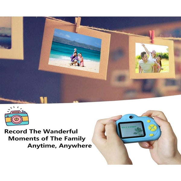 Little Ones Camera Mini Rechargeable 18Mp Hd Children Shockproof Camcorder Toys With 2'' Screen 32 Gb Sd Card Toddler 1080P Video Digital Camcorders