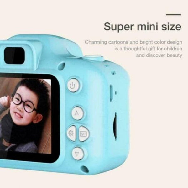 Kids Children 1080P Digital Camera 2.0 Lcd Hd Mini Perfect Gift For Blue