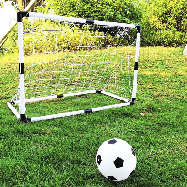 Kids Football Goal Net Set Portable Soccer With Inflatable For Soccer Goals