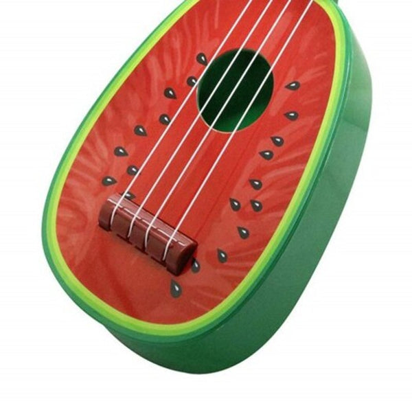 Children Fruit Ukulele Guitar Four Strings Musical Instrument Educational Play Toy Red Ukuleles