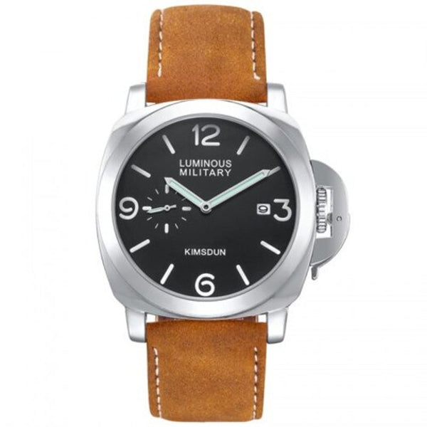 Veile Studios 711D Waterproof Male Quartz Watch Multi A Black Dial White Case Letter Watches