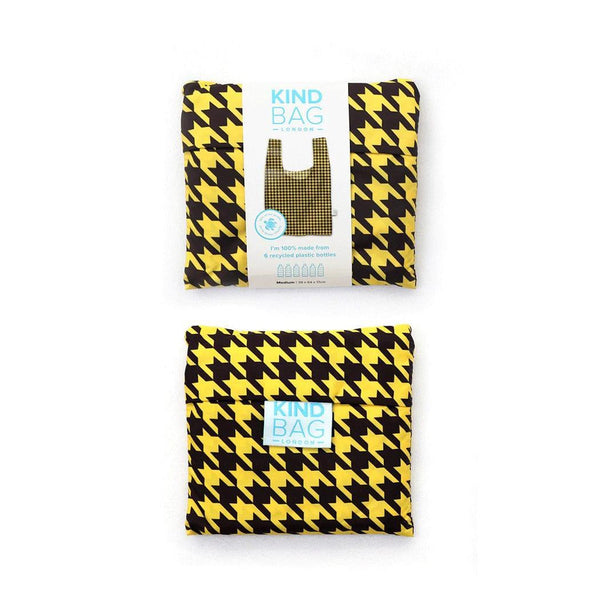 Kind Bag Reusable Medium Dogtooth Reusable Shopping Bags