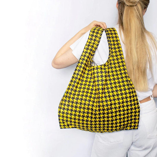 Kind Bag Reusable Medium Dogtooth Reusable Shopping Bags