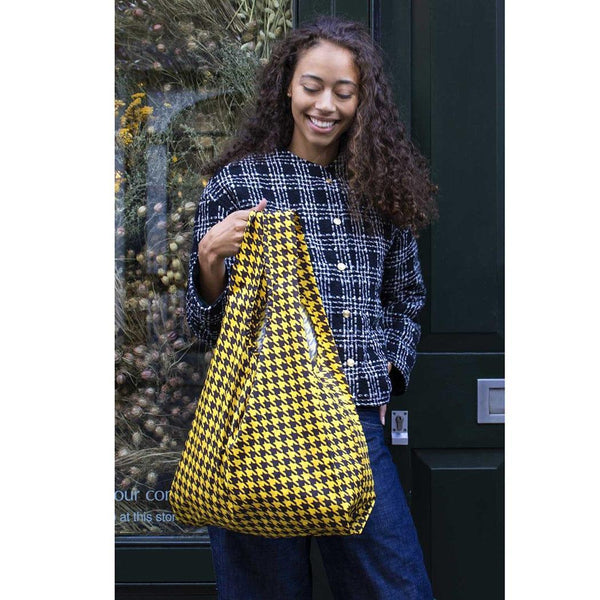 Kind Bag Reusable Medium Dogtooth Reusable Shopping Bags