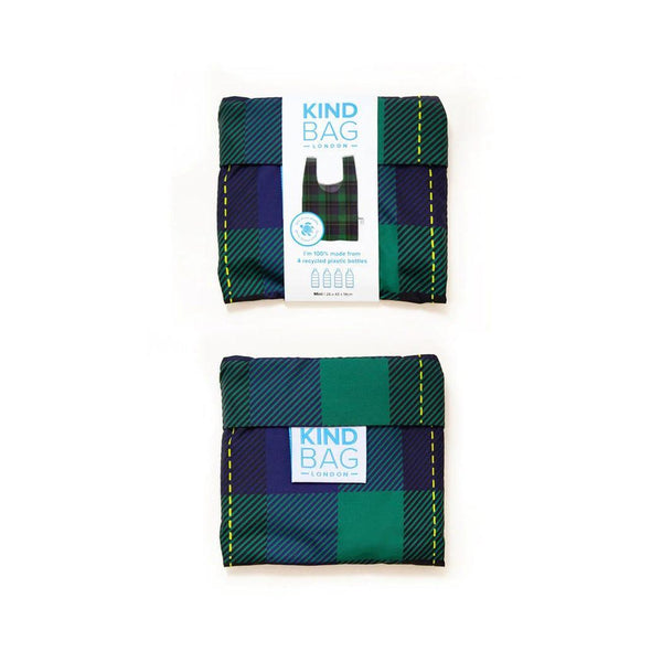 Kind Bag Reusable Mini | Tartan Reusable Shopping Bags