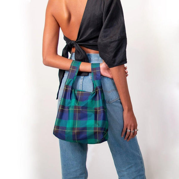 Kind Bag Reusable Mini | Tartan Reusable Shopping Bags
